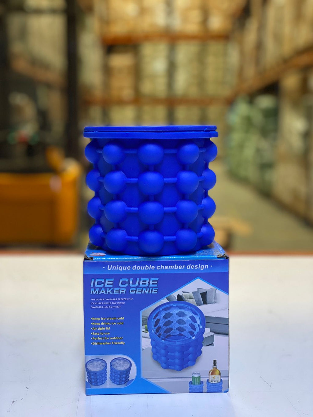 CUBO DE SILICONA PARA HACER HIELO
