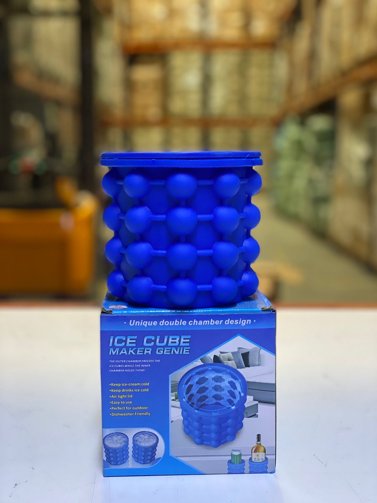 CUBO DE SILICONA PARA HACER HIELO