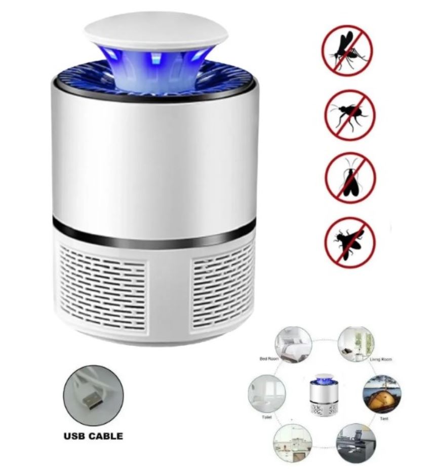 🦟 Lámpara UV Mata Mosquitos y Zancudos USB