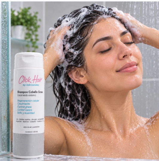 Shampoo Cabelo Graso 300 ml – Click Hair