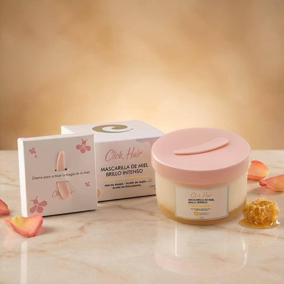 🍯 Click Hair Mascarilla de Miel Brillo Intenso