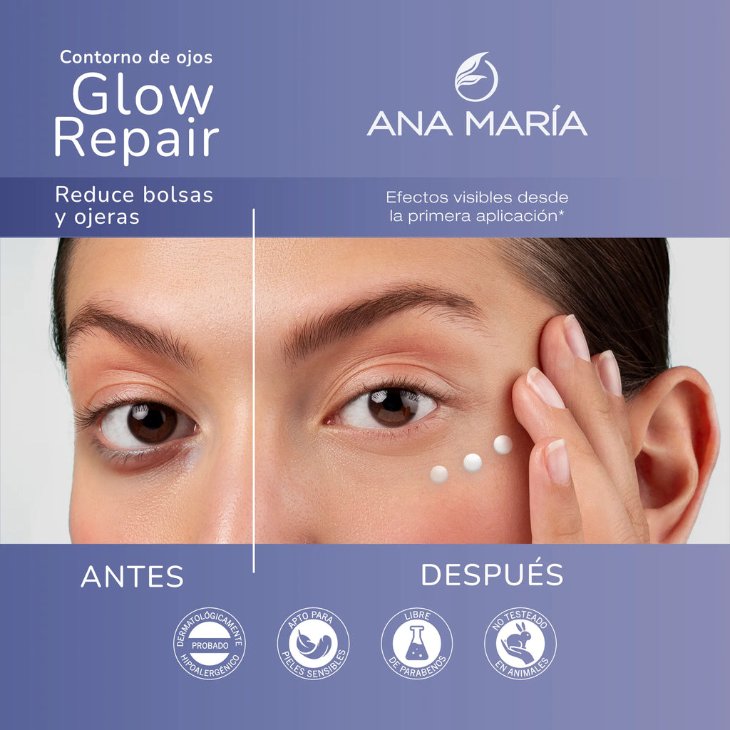 Contorno de Ojos Glow Repair 15 ml – Ana María
