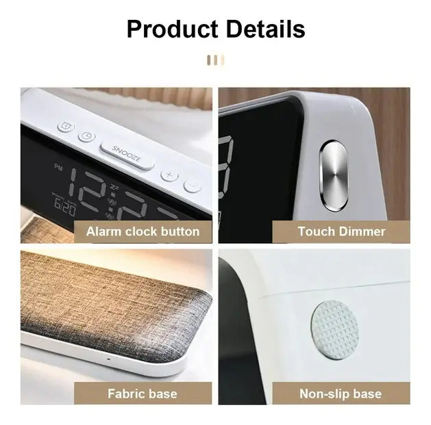 Reloj Digital Inalámbrico con Lámpara ⏰💡