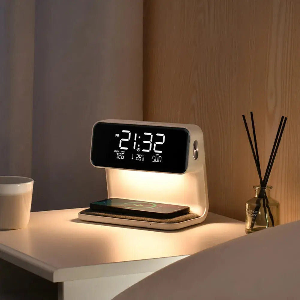 Reloj Digital Inalámbrico con Lámpara ⏰💡