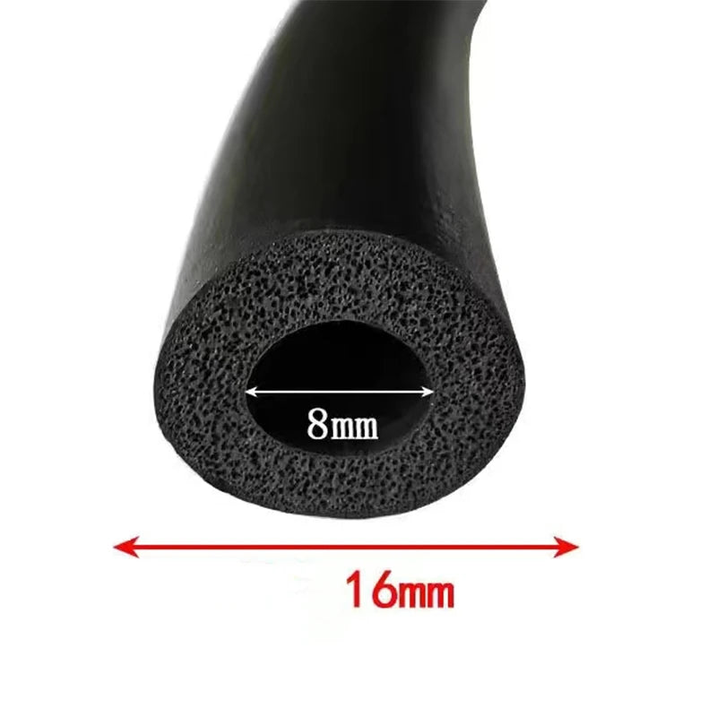 Length 1M to 3M Opencell Silicone Rubber Foam Tube Hollow Hose Solid Silicone Foam Strip Epdm Rubber Strip EPDM Foaming Strip
