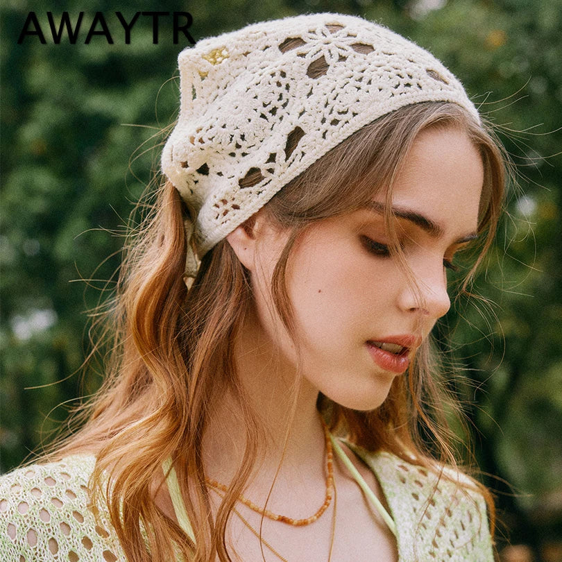 AWAYTR-Bandanas triangulares para mujer