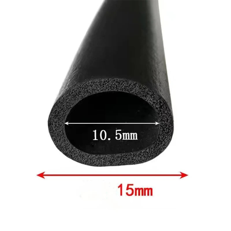 Length 1M to 3M Opencell Silicone Rubber Foam Tube Hollow Hose Solid Silicone Foam Strip Epdm Rubber Strip EPDM Foaming Strip