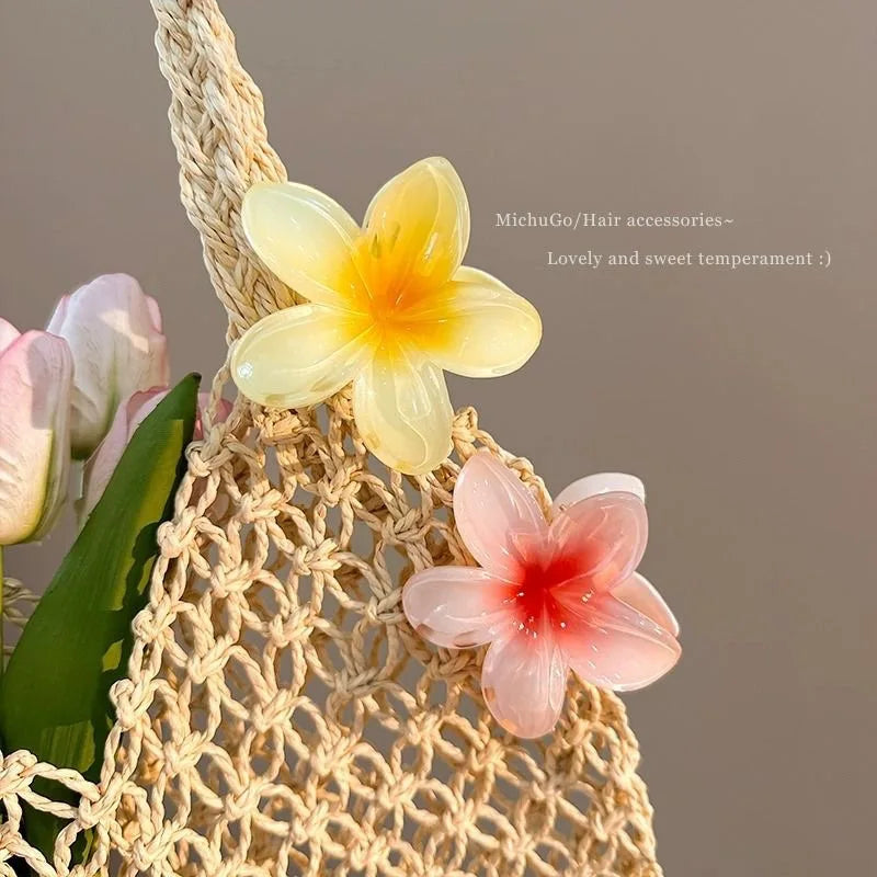 🌼pinzas para el cabello con flores 🌼