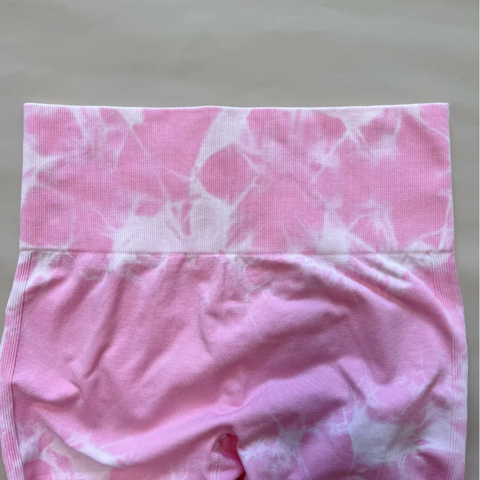 Mallas sin costuras Tiedye Scrunch para mujer
