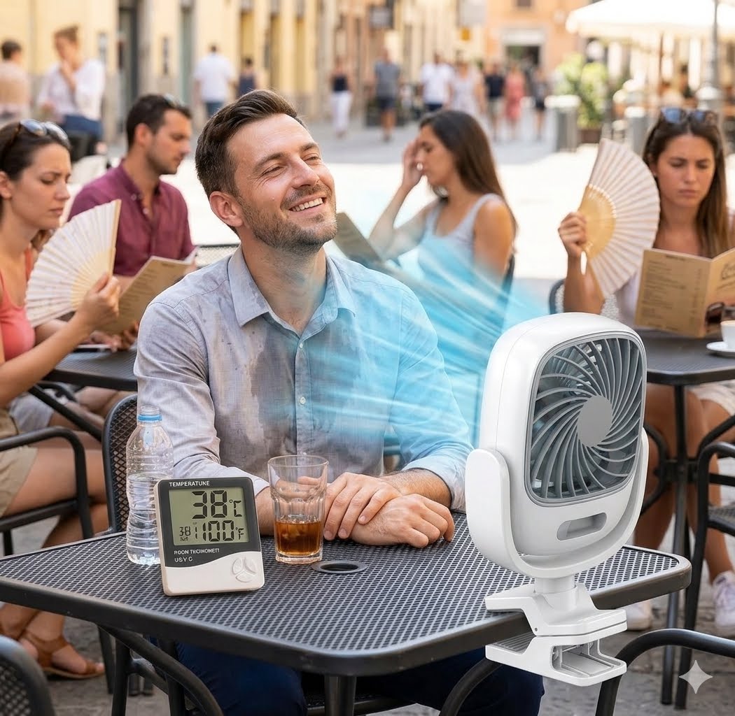 🌬️ Mini Ventilador Portátil 360°