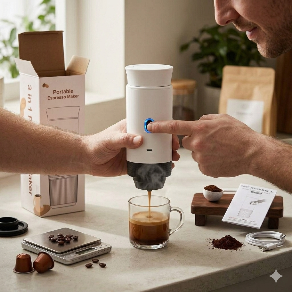 ☕ Cafetera Espresso Portátil