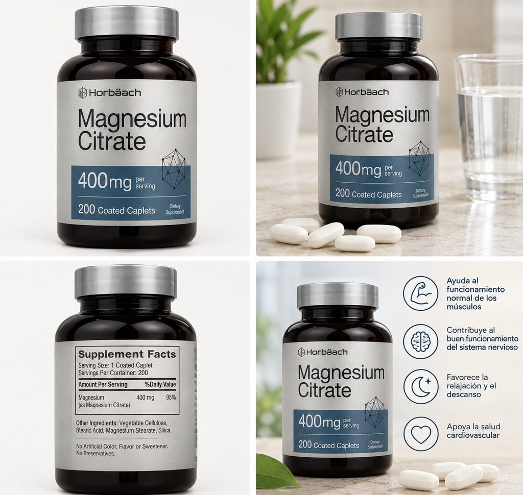 Citrato de Magnesio 400 mg