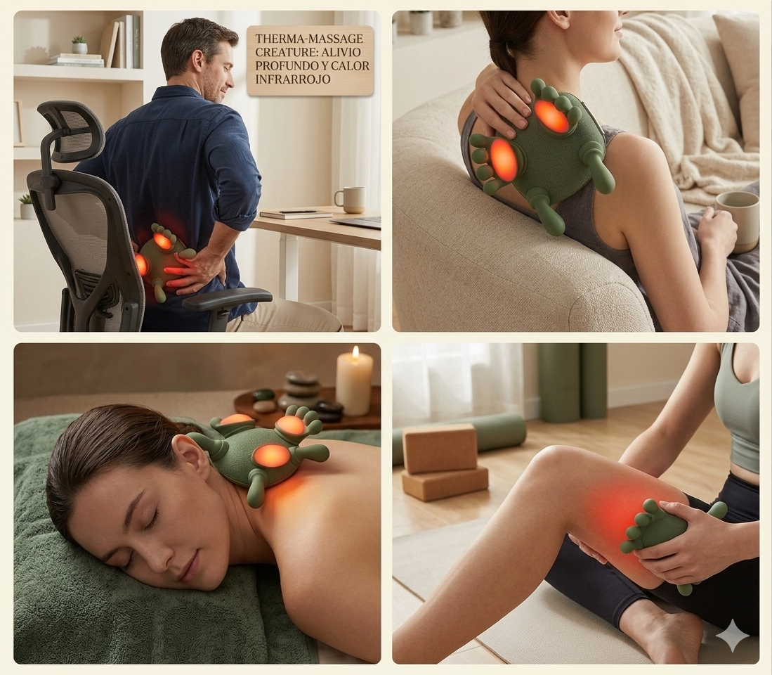 💆 Masajeador Ajustable Hombros Cuello