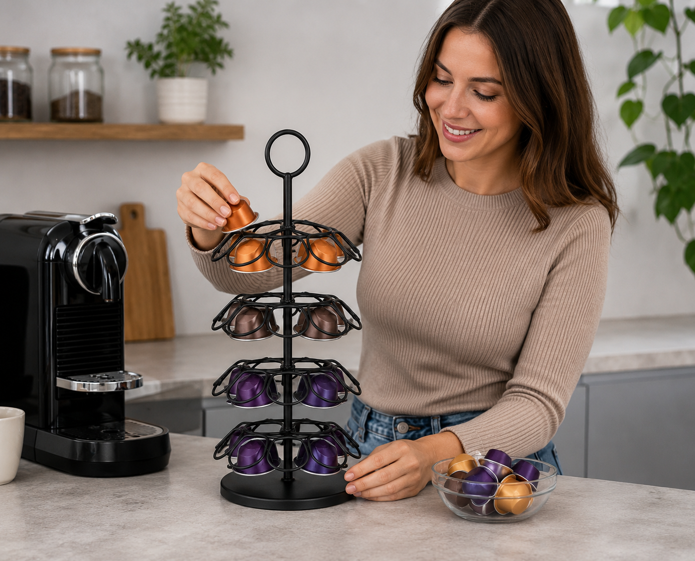 ☕ Organizador de Cápsulas de Café