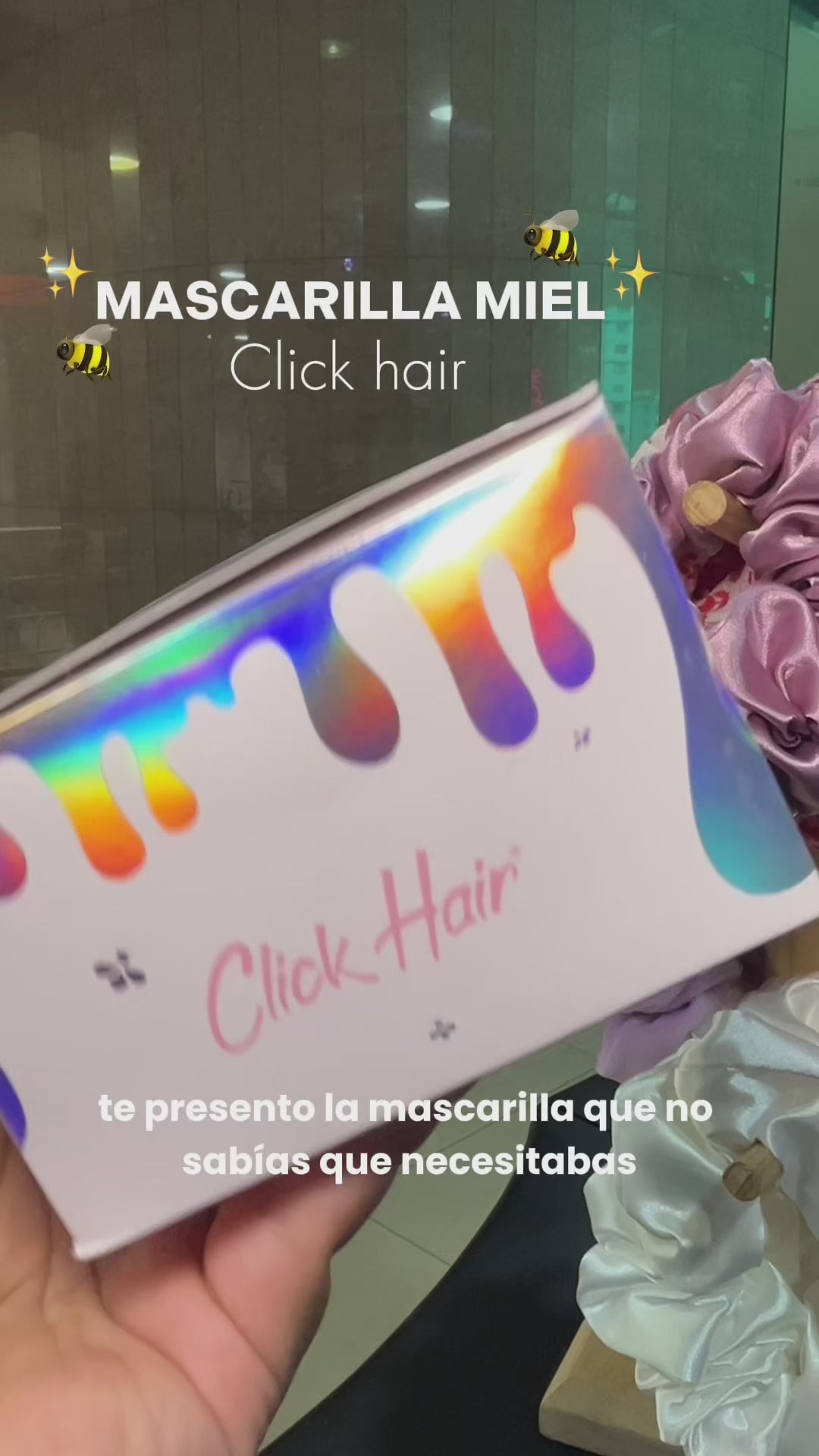 🍯 Click Hair Mascarilla de Miel Brillo Intenso