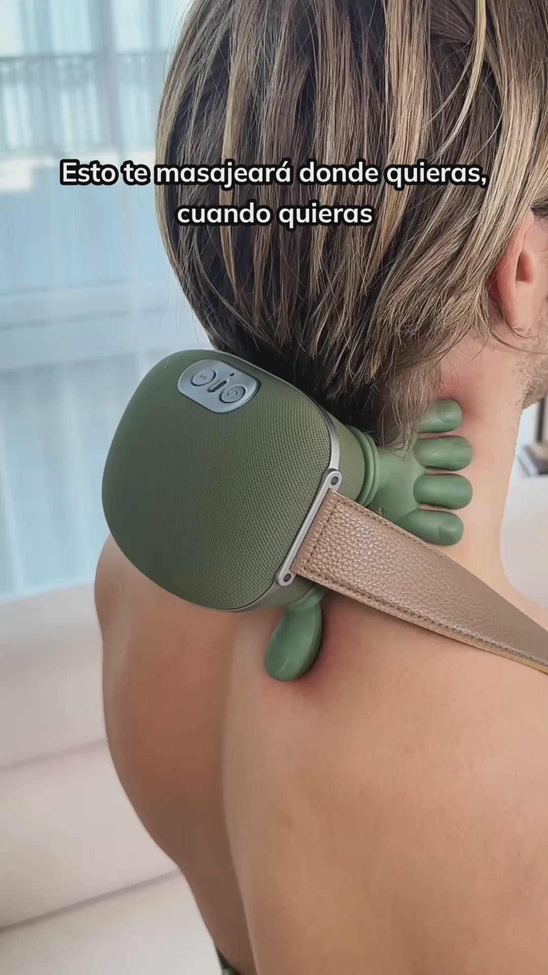 💆 Masajeador Ajustable Hombros Cuello