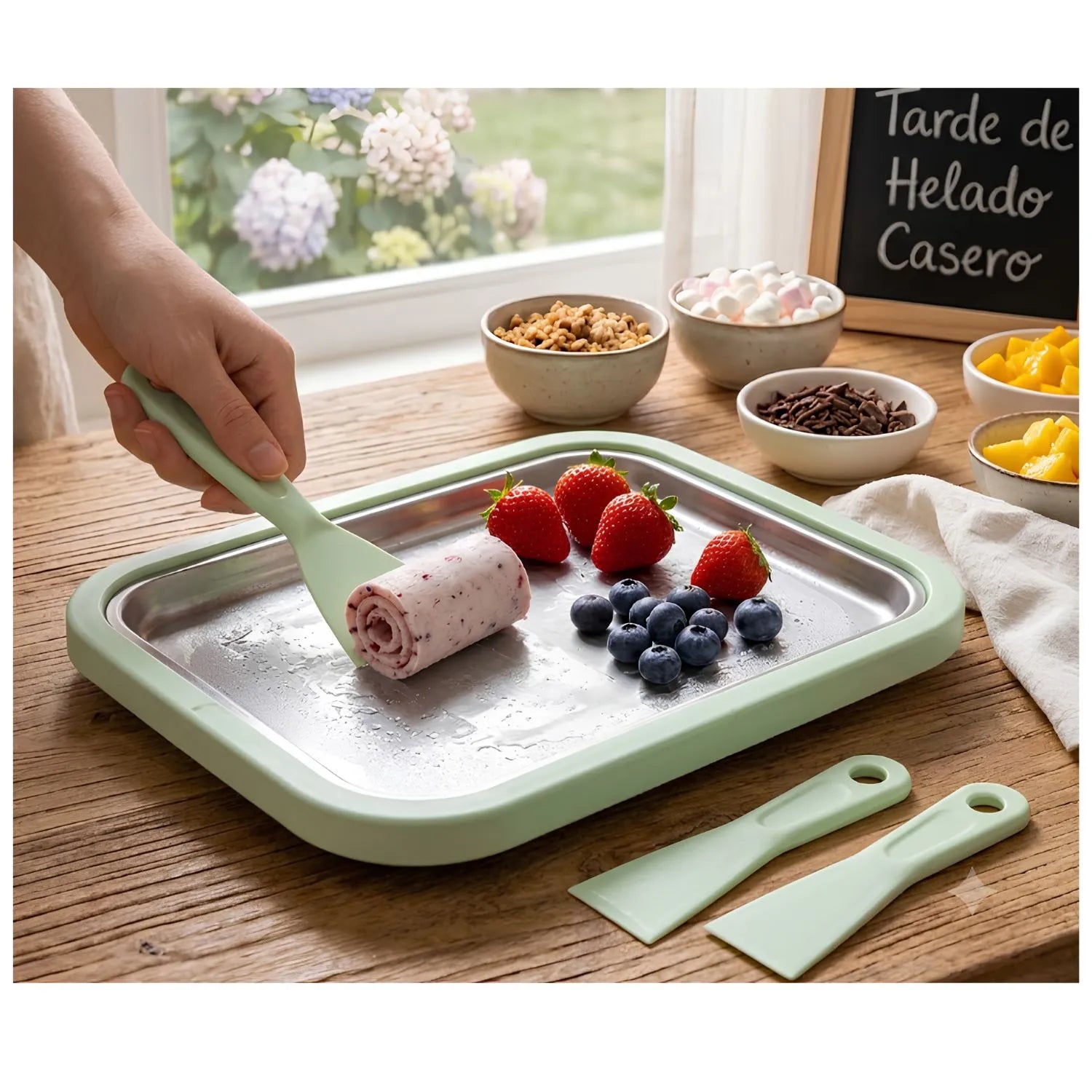 Tabla Bandeja para Hacer Helados y Postres 🍦🍰